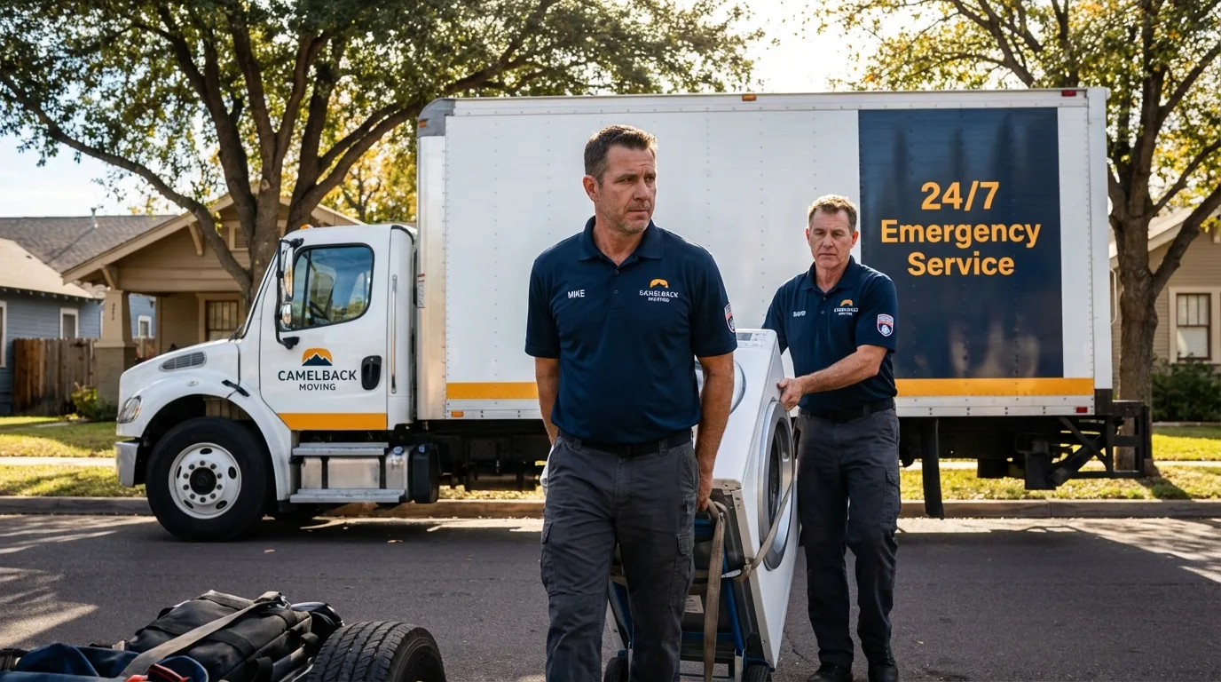 CamelBack Moving crew loading furniture in Fort Myers Beach, FL